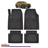 Covorase Auto TeamCar&reg; Tip Tavita Compatibile Skoda Kodiaq Generatia II (2023&ndash;prezent) Negru Material Rezistent, Cauciuc