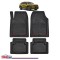 Covorase Auto TeamCar&reg; Tip Tavita Compatibile Skoda Kodiaq Generatia II (2023&ndash;prezent) Negru Material Rezistent