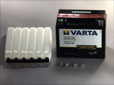 Baterie moto AGM fara intretinere VARTA 12V 18Ah 250A R+ 177x88x156 Incarcare uscata cu acid foto