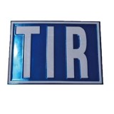 Placuta metalica TIR din otel reliefat