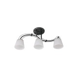 Cumpara ieftin Lustra Aria Crom+Alb 3xE27 60W, Erste