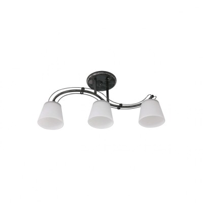 Lustra Aria Crom+Alb 3xE27 60W foto