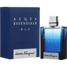 Salvatore Ferragamo Acqua Essenziale Blu Eau de Toilette pentru barba?i 100 ml foto