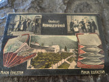 Carte postala Herculane,circulata 3.08.1912, 5x2 filler adresata A.Ranetti rara, Printata