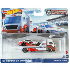 HW Macheta Set Toyota GR Supra + Aero Lift #37, 1:64 Hot Wheels Premium