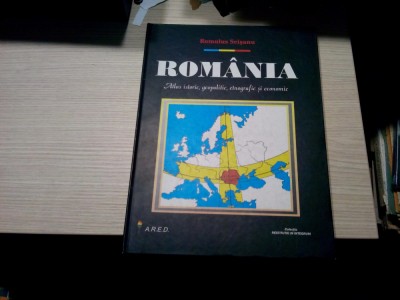 ROMULUS SEISANU - ROMANIA - Atlas Istoric, Geopolitic, Etnografic, Economic 2000 foto