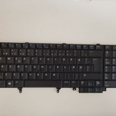 Tastatura Laptop, Dell, Latitude E5520, E5520M, E5530, E6520, E6530, E6540, 05HX99, iluminata, layout DA (Daneza)