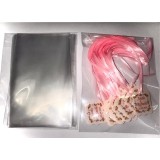 Set 10 marturii botez: Punguta + Eticheta personalizata + Panglica