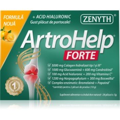 Zenyth ArtroHelp Forte săculeți pentru susținerea sănătății sistemului locomotor aroma orange 28 buc