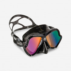 Mască scufundări MARES - X-Vision Liquid Skin Negru/Gri Sticlă oglindă