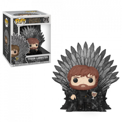 Figurina FUNKO Pop Deluxe Game of Thrones S10 Tyrion on Iron Throne foto