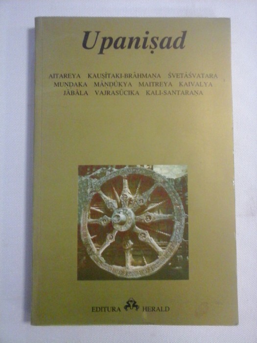 UPANISAD aitarya;kausitaki-brahmana...- Editura HERALD