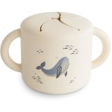 Mushie Baby Snack Cup ceasca pentru gustare Whales 1 buc