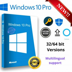 Licenta Windows 10 Pro KEY CD / Licenta permanenta / Livrare imediata foto