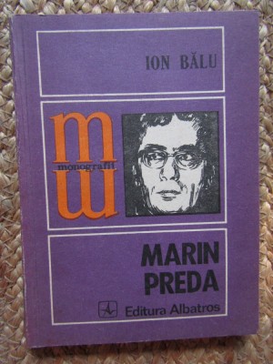 MARIN PREDA- ION BALU foto