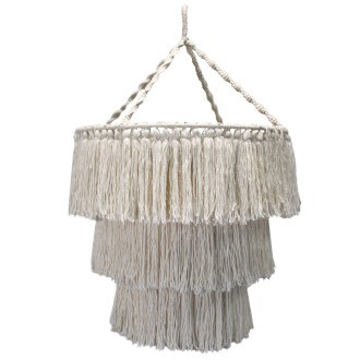 Abajur din Macrame - Natural foto