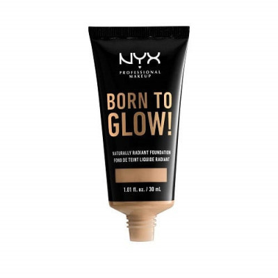 Fond de ten luminos, NYX Professional Makeup, Born To Glow, Naturally Radiant, 10.3 Neutral Buff, 30 ml foto