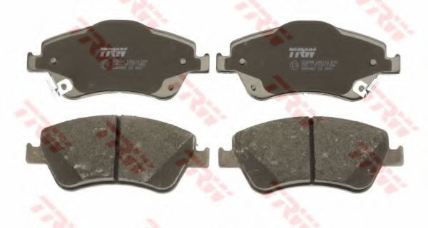 Set placute frana,frana disc TOYOTA AURIS (NRE15, ZZE15, ADE15, ZRE15, NDE15) (2006 - 2012) TRW GDB3481