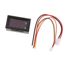 Voltmetru și Ampermetru digital 100V 10A roșu