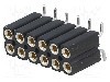 Conector 12 pini, seria {{Serie conector}}, pas pini 2.54mm, FISCHER ELEKTRONIK - BL 16 SMD 067 12