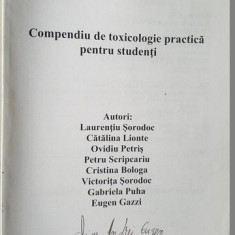 Compendiu de toxicologie practica pentru studenti- L.Sorodoc, C.Lionte, O.Petris
