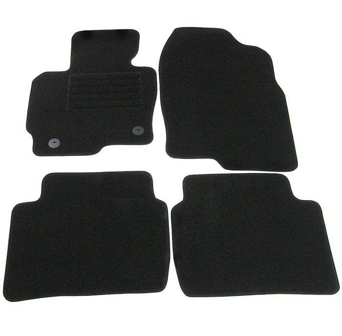 Covorase mocheta Mazda CX5 2012-&amp;gt; Negru, set de 4 bucati