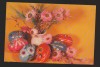 CPIB 20024 CARTE POSTALA - FELICITARE - OUA, FLORI IN VAZA, Circulata, Fotografie