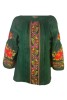 Bluza tip ie dama RIAG, marime 2XL, verde