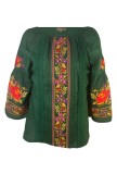 Bluza tip ie dama RIAG, marime S, verde