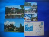 HOPCT LOT 2189 ASPECTE DIN ...JUD SIBIU -4 CARTI POSTALE-CIRCULATE