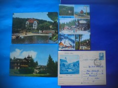 HOPCT LOT 2189 ASPECTE DIN ...JUD SIBIU -4 CARTI POSTALE-CIRCULATE