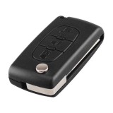 Resigilat Carcasa Cheie Auto Techstar&reg; compatibila cu Peugeot, Citroen, 207,307, 407, C2, C3, C4, C5, C6, C8, cu 3 Butoane, HU83, CE0536