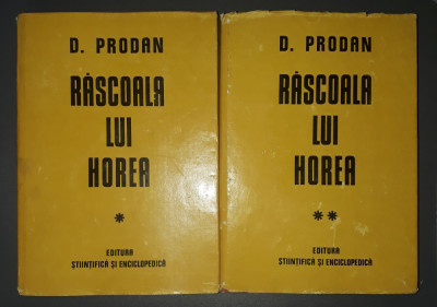 D. Prodan - Rascoala lui Horea (vol. I-II, 1979) foto