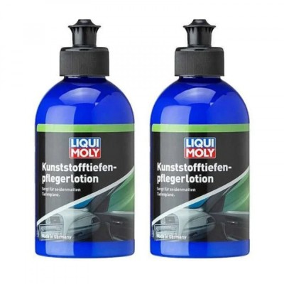 Pachet 2 x Lotiune Liqui Moly pentru intretinerea in profunzime a elementelor de plastic si cauciuc 250 ml foto