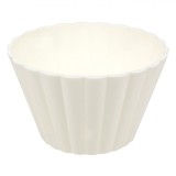 Bol Plastic, Off White, Diametru 9.5cm, &Icirc;nălțime 6cm, Capacitate 0.125L, Potrivit Pentru Cuptor Microunde și Mașină De Spălat Vase, Oem