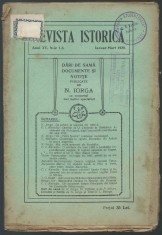 Nicolae Iorga - Revista istorica - Nr. 1-3, 1929