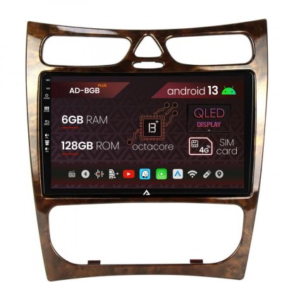 Navigatie Mercedes Benz CLK W209 (2000-2005), Android 13, B-Octacore 6GB RAM + 128GB ROM, 9 Inch - AD-BGB9006+AD-BGRKIT416V4 foto