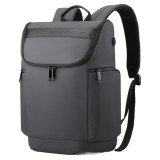 Cumpara ieftin Rucsac laptop 15.6 inch, Feesly, impermeabil, anti-furt, expandabil, PU, gri ,compatibil Rayanair
