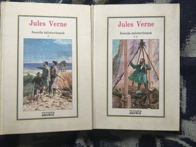 a8 Jules Verne - Insula Misterioasa 2 Vol cartonate stare excelenta foto