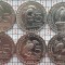 01B12 Burundi set 6 monede 2014 5 francs Brids set UNC
