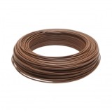 Cablu electric cupru 1.5mm maro FY H07V-U, izolatie PVC 450/750V 100m/rola