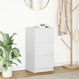 Cumpara ieftin Bufetă albă 37,5x35x76 cm din lemn prelucrat