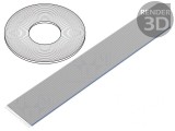 Cablu bandă neecranat 0.635mm LSZH 10x30AWG 100FT
