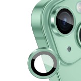 Folie camera foto compatibila apple iphone 15, 9h anti explozie securizata, green