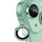 Folie camera foto compatibila apple iphone 15, 9h anti explozie securizata, green
