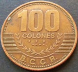 Moneda exotica 100 COLONES - COSTA RICA, anul 2006 * cod 4310, America Centrala si de Sud