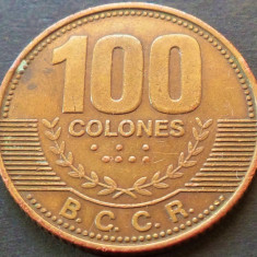 Moneda exotica 100 COLONES - COSTA RICA, anul 2006 * cod 4310