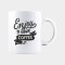 Cana alba personalizata ENJOY THE COFFEE, INOVATIX&reg;. 330ml