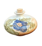 RECIPIENT VINTAGE DIN CERAMICA, LUCRAT SI DECORAT MANUALA, PROVANCE FRANTA