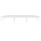 Cort pavilion de gradina,curte,evenimente,3x9 m fara pereti laterali - Alb